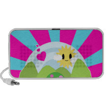 Kawaii Sunshine Doodle Speaker speakers