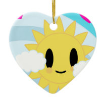 Kawaii Sunshine Ornament ornaments