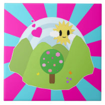 Kawaii Sunshine Tile tiles