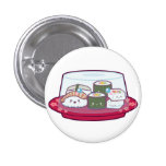 Kawaii Sushi Plate Buttons