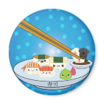 Kawaii Sushi Platter Magnet