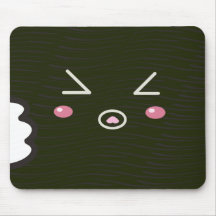 Kawaii Sushi Roll "Close-up"with Bitemark Mouse Mats