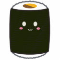 Kawaii Sushi Roll photo sculptures