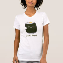 Kawaii Sushi Roll "Sushi Freak" T-shirts