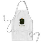 Kawaii Sushi Roll with Bitemark "Sushi Chef" aprons