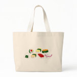 Kawaii Sushi with faces bags