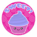 Kawaii Sweet Cupcake Stickers