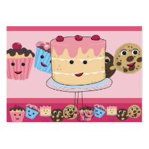 Kawaii Sweets Business Card Templates