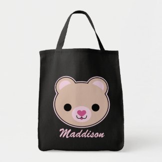 Kawaii Teddy Bear Cute Personalized Tote Bag bag