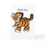 Kawaii Tiger Thank You Card