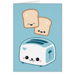 Kawaii Toast Greeting Cards