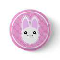 Kawaii Usagi  Bunny Rabbit Button Badge