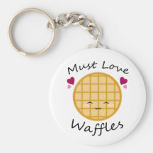 Kawaii Waffle Key Chains
