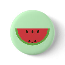 Kawaii Watermelon buttons by nyxxie Kawaii Watermelon buttons