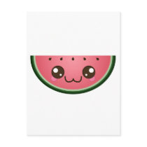 Kawaii Watermelon Postcard
