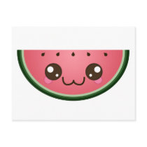 Kawaii Watermelon Postcards