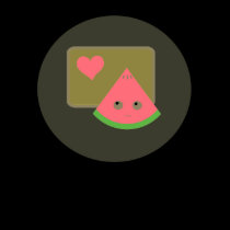 kawaii watermelon tshirt