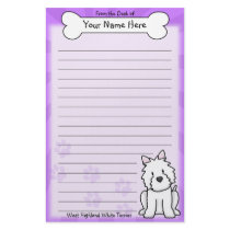 Kawaii Westie Stationery