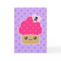 Kawaii Wicked Cute Cupcake Birthday Card