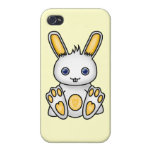Kawaii Yellow Bunny iPhone 4 Case