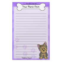 Kawaii Yorkshire Terrier Stationery by MenagerieMayhem Kawaii Yorkshire Terrier Stationery