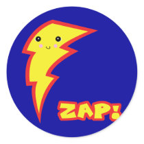 kawaii zap lightning boltt stickers
