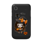 Kawaiii Halloween witch Samsung Galaxy S Covers