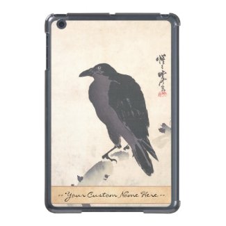 Kawanabe Kyōsai Crow Resting on Wood Trunk art iPad Mini Covers