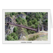 Kawarau Bridge in New Zealand  cards