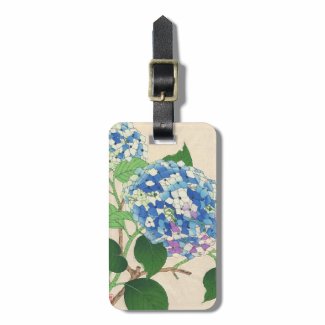 Kawarazaki Shodo Floral Calendar of Japan flower Bag Tag