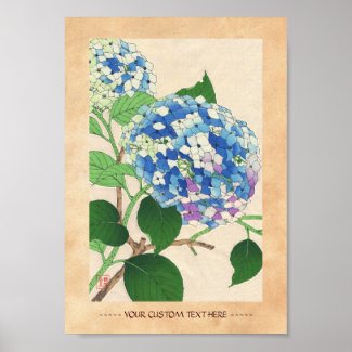 Kawarazaki Shodo Floral Calendar of Japan flower Poster