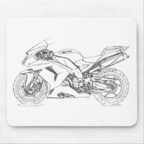 Kawasaki Ninja ZX-10R 2006 mousepads
