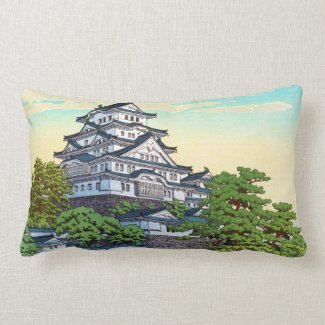 Kawase Hasui Pacific Transport Lines Himeji Castle Pillows