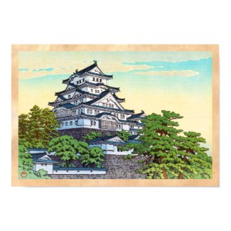 Kawase Hasui Pacific Transport Lines Himeji Castle Poster