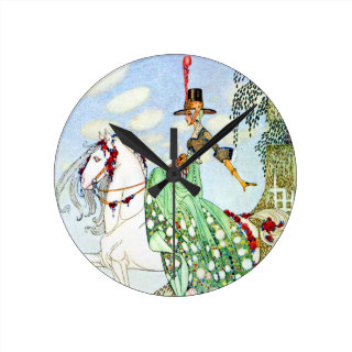 Kay Nielsen's Princess Minotte Fairy Tale Wallclock