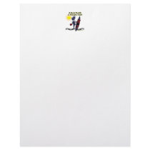 Kayak A Quiet Paddle Waves Letterhead Template