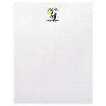 Kayak A Quiet Paddle Waves Letterhead Template