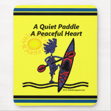 Kayak A Quiet Paddle Waves Mousepads