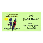Kayak A Quiet Paddle Waves Photo Card