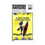 Kayak A Quiet Paddle Waves postage