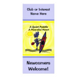 Kayak A Quiet Paddle Waves Rack Card