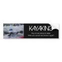 Kayak Bumper Sticker bumper stickers