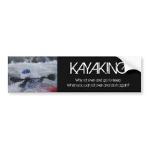 Kayak Bumper Sticker bumper stickers