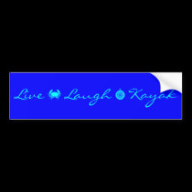 Kayak Bumper Sticker bumper stickers