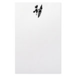 Kayak Canoe Joyful Silhouette Stationery Design