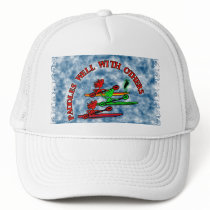 Kayak Canoe - Paddles Well With Others Mesh Hat