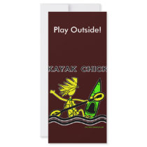 Kayak Chick Designs & Things Rack Cards