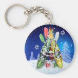 Kayak Christmas Tree - Keychain