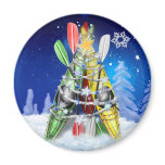 Kayak Christmas Tree - Magnet