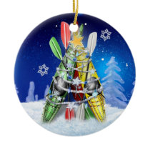 Kayak Christmas Tree - Ornament